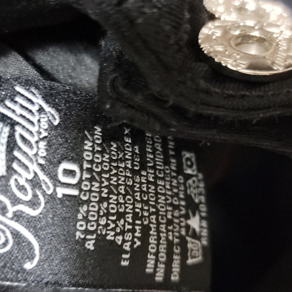 EUC Royalty for You Black Pants size 10 - Picture 3 of 4